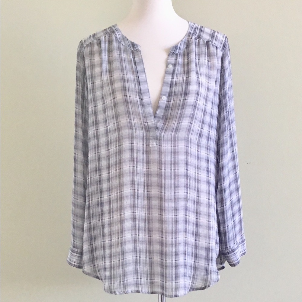 Ann Taylor Sheer Blouse, Size M